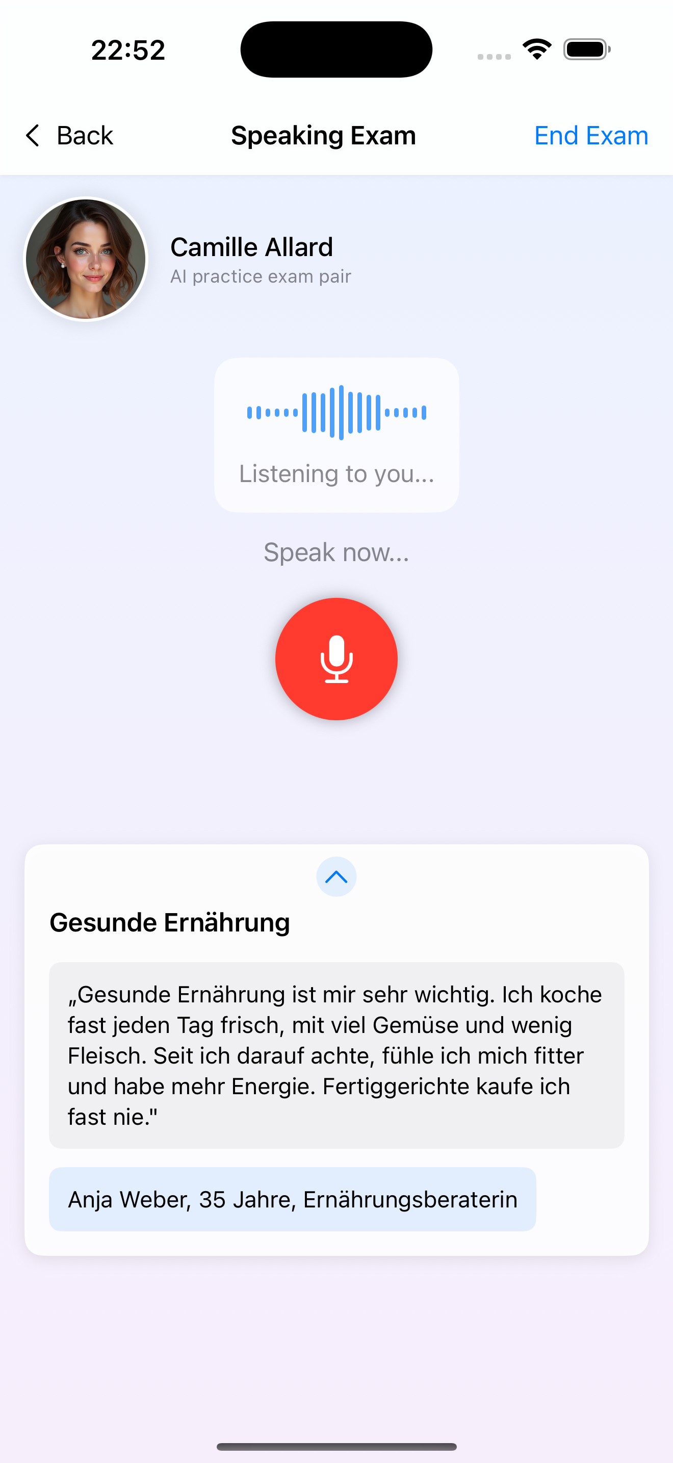 Speaking Exercise
